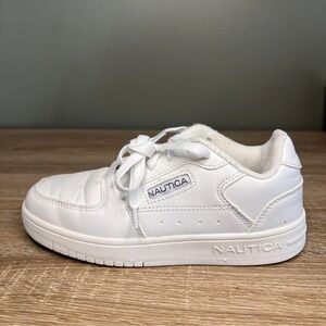 Nautica Kids White Sneakers – Youth Size 2